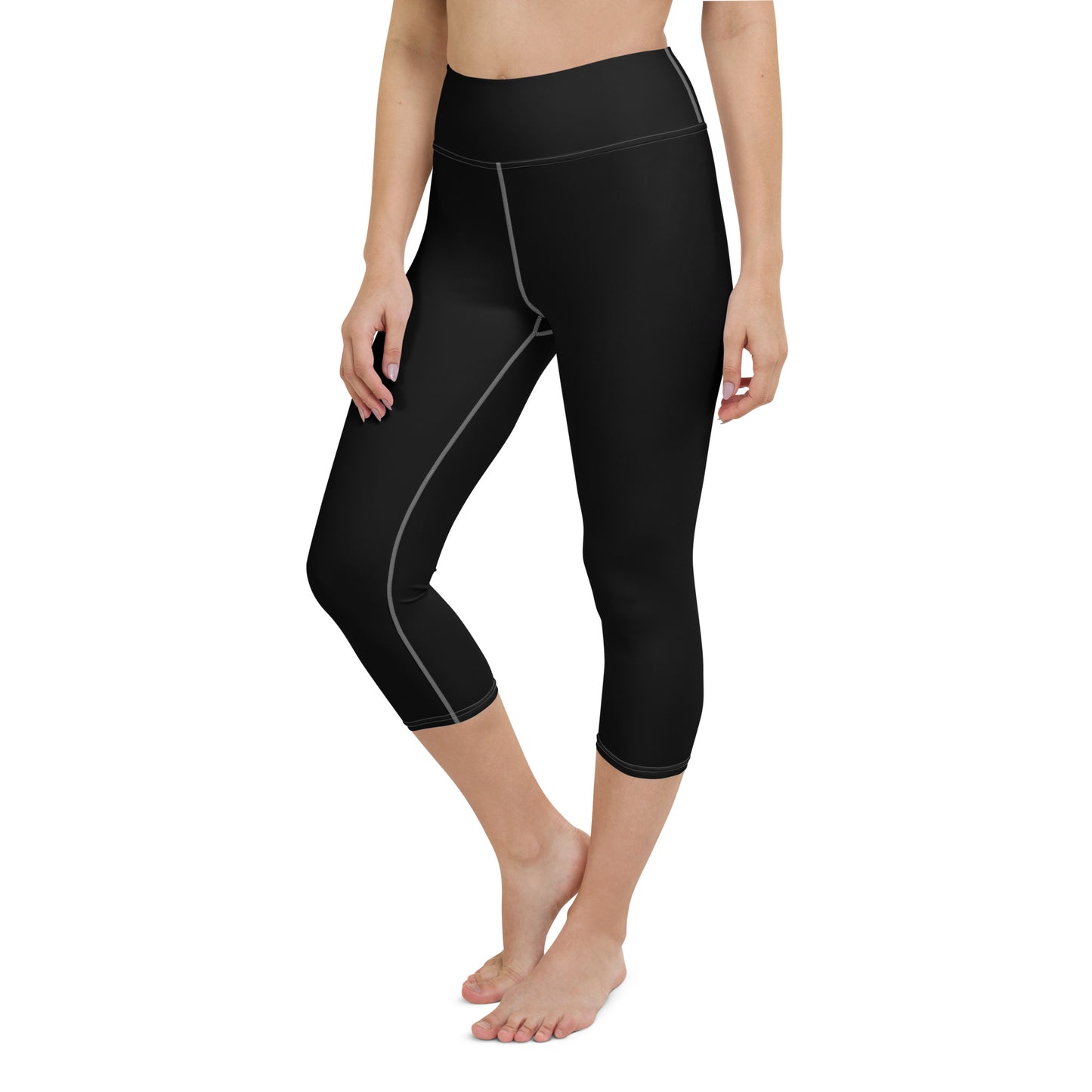 Black Born 2 Move "B" Yoga Capri Leggings