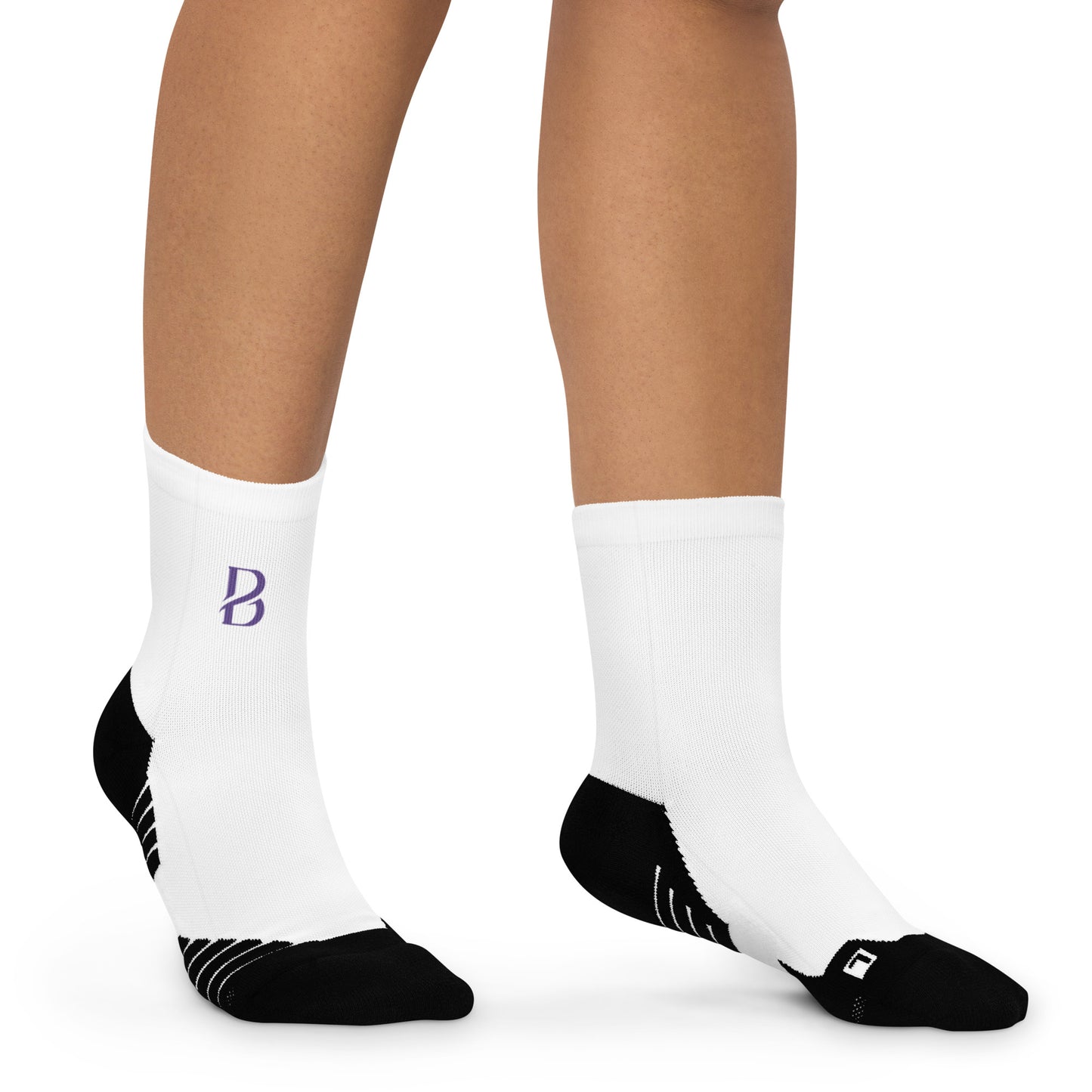 Blue Logo Born To move "B" Ankle Socks