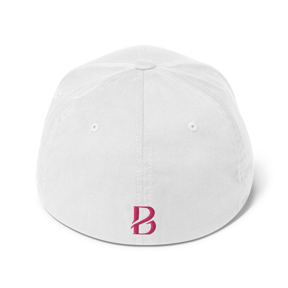 Flamingo Logo "Born 2 Move" & "B" Structured Twill Cap