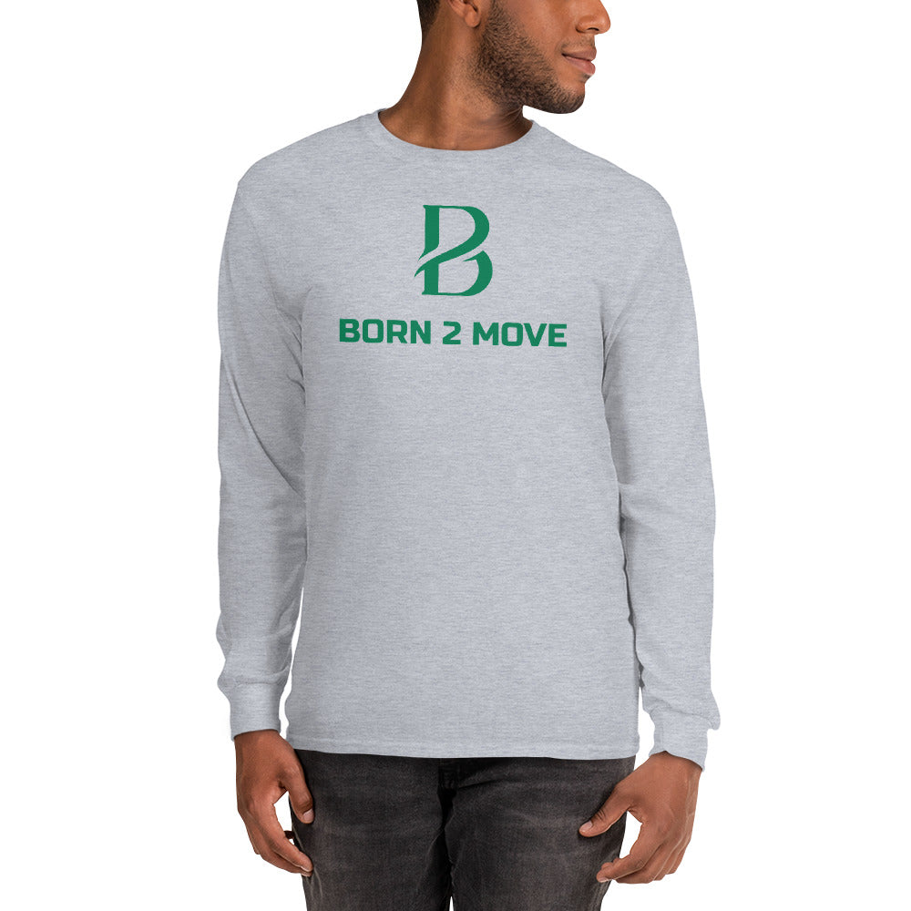 Kelly Logo "Born 2 Move" Men’s Long Sleeve Shirt