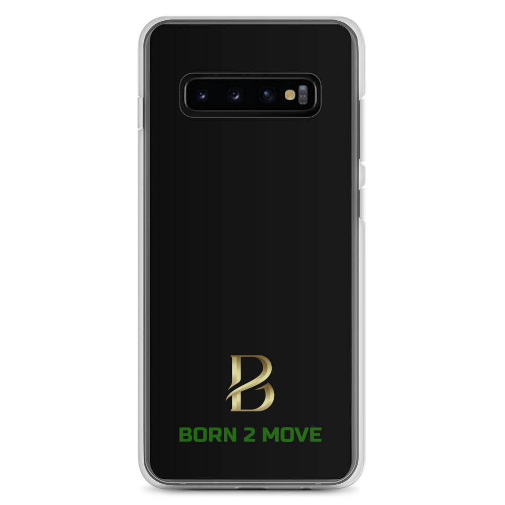 Gold Logo "Born 2 Move" Samsung Case