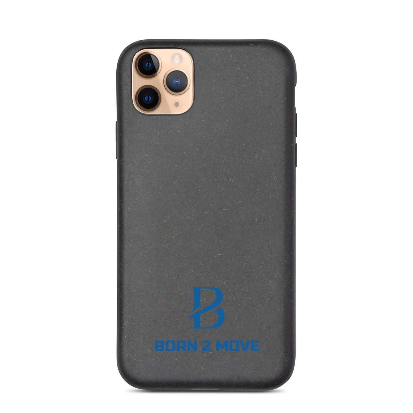 Blue Born 2 Move "B" Speckled iPhone Case