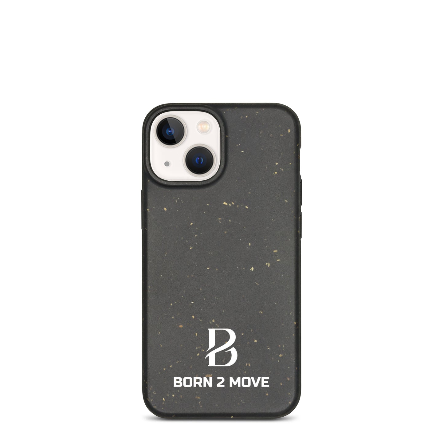 White Logo "Norn 2 Move" Speckled iPhone Case