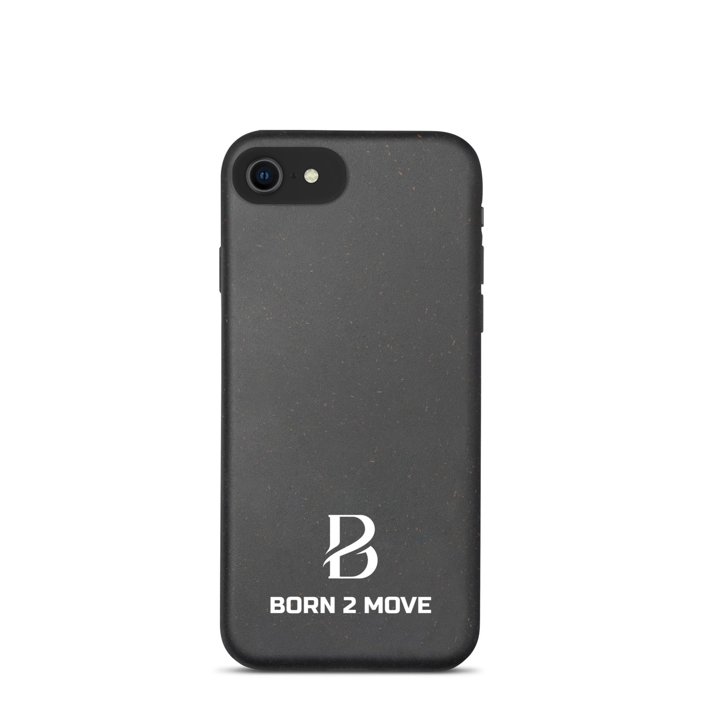 White Logo "Norn 2 Move" Speckled iPhone Case
