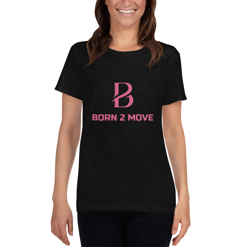 Flamingo Logo "Born 2 Move" Women's short sleeve t-shirt